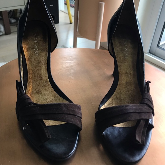 Nine West open toe heels. Great condition. - Picture 2 of 5